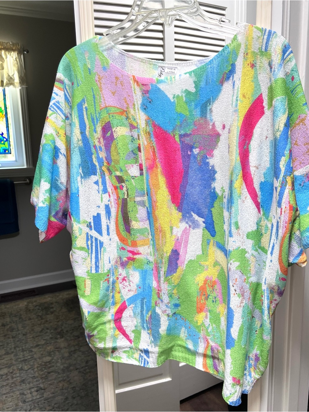 Colorful Abstract Print Kids Top